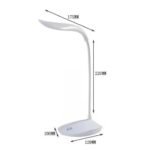 Flexible LED Desk Study Lamp – Touch Control & Rechargeable Study Light - Image 3