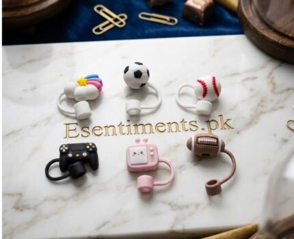 Premium Silicone Straw Topper Set (Pack of 4)