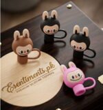 Premium Silicone Straw Topper Set (Pack of 4) - Image 4