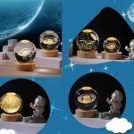 3D Galaxy Crystal Ball Night Light lamp - Image 2