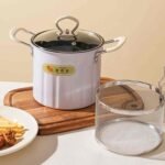 Premium 3L Deep Frying Pot with Stainless Steel Basket & Glass Lid – Multifunctional Non-Stick Cookware - Image 3