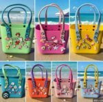 Crocs Medium Beach Bag | Lightweight Waterproof EVA Tote for Travel, - Image 2