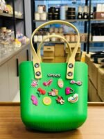 Crocs Medium Beach Bag | Lightweight Waterproof EVA Tote for Travel, - Image 5