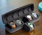 5-Slot Hard Shell Watch Travel Case Organizer - Image 3