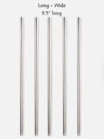 Premium Stainless Steel Straws Pack of 4 – Eco-Friendly & Reusable - Image 2
