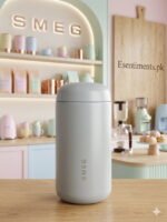 Smeg 350ml Stainless Steel Vacuum Insulated Travel Mug / Coffee Tumbler - Image 4