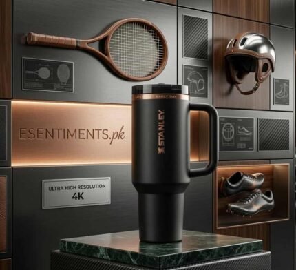 The Messi x Stanley Quencher ProTour Flip Straw Tumbler | 40 OZ - GOAT Black