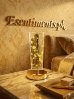 Premium Crystal Cylinder LED Table Lamp – Rechargeable & Dimmable - Image 7