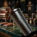 Original Starbucks Classic Stainless Steel Cold Cup Tumbler with Reusable Straw – 16oz (473ml) - Image 2