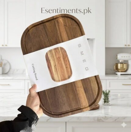 SMEG Premium Acacia Wood Cutting Board – Durable & Elegant Kitchen Essential