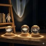 3D Galaxy Crystal Ball Night Light lamp
