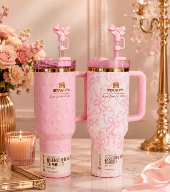Stanley x LoveShackFancy Quencher H2.0 FlowState Tumbler 40oz