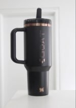 The Messi x Stanley Quencher ProTour Flip Straw Tumbler | 40 OZ - GOAT Black - Image 4