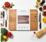 SMEG Premium Acacia Wood Cutting & Serving Board – Natural Solid Wood (Large) - Image 2
