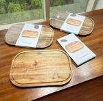 SMEG Premium Acacia Wood Cutting Board – Durable & Elegant Kitchen Essential - Image 2