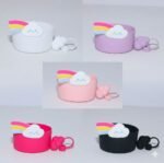 Rainbow Cloud Silicone Tumbler Boot & Straw Topper Set
