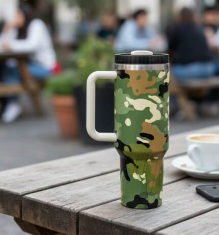 Premium Camouflage Print Insulated Tumbler Cup (40oz)
