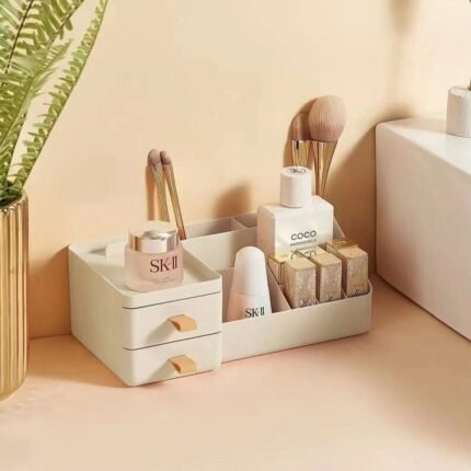 2-Drawer Desktop Cosmetic Storage Box