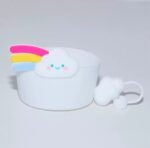 Rainbow Cloud Silicone Tumbler Boot & Straw Topper Set - Image 6