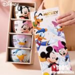 Official Disney Mickey and Friends Ceramic Bowl Set (4-Piece Gift Box)