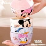 Official Disney Mickey and Friends Ceramic Bowl Set (4-Piece Gift Box) - Image 5