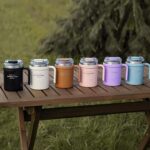 Sitarayuri Dual-Lid Insulated Stainless Steel Coffee Mug with Handle – 500ml - Image 3