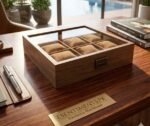 Luxury Velvet Cushion Wooden Watch Organizer Box - Image 3