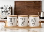 Luxury Ceramic Sugar Canister with Airtight Bamboo Lid – Minimalist Kitchen Storage - Image 4