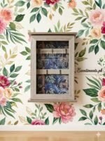 Wooden Wall Hanging tropical Key Box Cabinet - Image 3