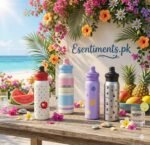 Chic Insulated Stainless Steel Sports Water Bottle with Straw & Strap – 500ml