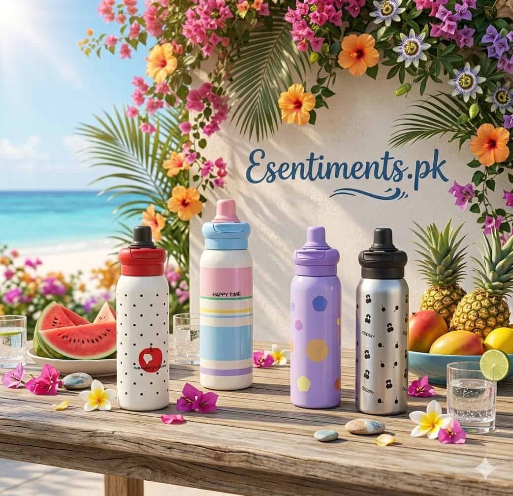 image_63a96f5d (1) Chic Insulated Stainless Steel Sports Water Bottle with Straw & Strap – 500ml - Image 1