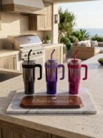 Dameido Double Shade Insulated Travel 1200ML Stainless Steel Tumbler - Image 2