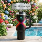 Stanley Quencher H2.0 Tumbler, 30oz & 40oz – Black Hyper Geo - Image 3