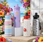 Chic Insulated Stainless Steel Sports Water Bottle with Straw & Strap – 500ml - Image 3