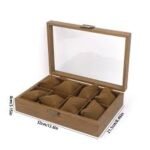 Luxury Velvet Cushion Wooden Watch Organizer Box - Image 4