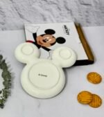Disney Mickey Mouse Multi-Compartment Ceramic Snack & Serving Plate - Image 3