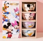 Official Disney Mickey and Friends Ceramic Bowl Set (4-Piece Gift Box) - Image 2