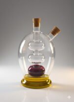 2-in-1 Glass Oil and Vinegar Dispenser Bottle - Image 2