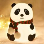 Cute Panda Silicone LED Night Light – Rechargeable Bedside Lamp - Image 5