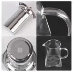 Heat-Resistant Square Glass Teapot with Stainless Steel Infuser (3 Sizes) - Image 5