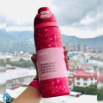 Owala FreeSip Insulated Stainless Steel Water Bottle - Love Letter Red Floral (32 oz) - Image 2
