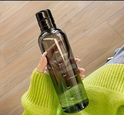 500ml Time Marker Motivational Water Bottle Acrylic unbreakable