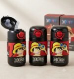 One Piece Monkey D. Luffy Dual-Drink Insulated Vacuum Thermos Bottle (320ml) with Protection Sleeve - Image 3