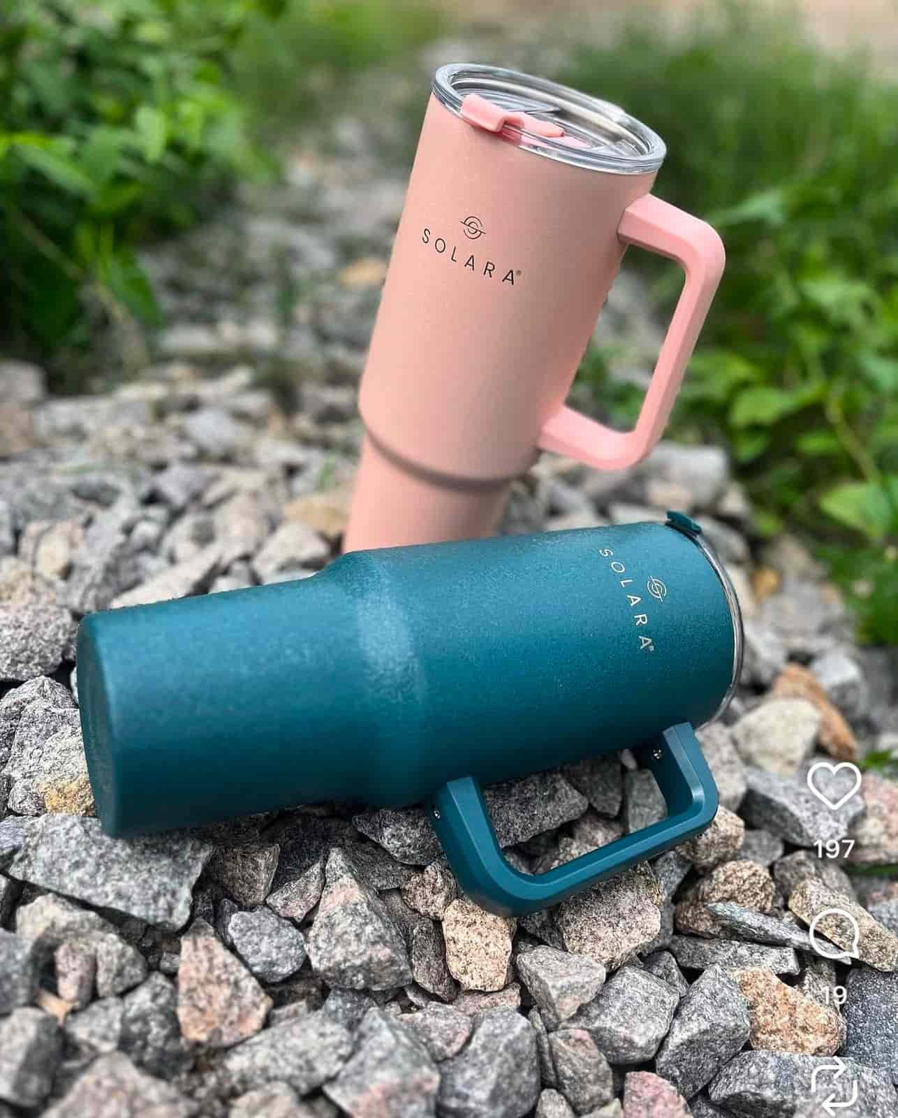 WhatsApp Image 2026-07-29 at 5.12.50 PM SOLARA Elixir 40oz Insulated Stainless Steel Tumbler with Handle & Lid (1200ml) - Image 1