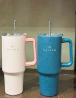 SOLARA Elixir 40oz Insulated Stainless Steel Tumbler with Handle & Lid (1200ml) - Image 2