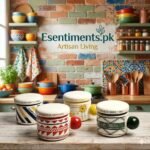 Chunky Round Handle Ceramic Mug with Lid