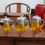 Heat-Resistant Square Glass Teapot with Stainless Steel Infuser (3 Sizes) - Image 6