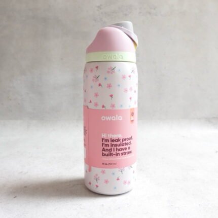 Owala FreeSip Insulated Stainless Steel Water Bottle - Blossom Bunny (32oz)