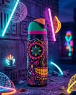 Owala FreeSip Insulated Stainless Steel Water Bottle - Sugar Skull Limited Edition (32 oz) - Image 2
