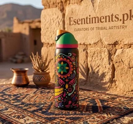 Owala FreeSip Insulated Stainless Steel Water Bottle - Sugar Skull Limited Edition (32 oz)